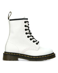 Мужские белые кожаные повседневные ботинки от Dr. Martens