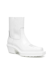 Мужские белые кожаные повседневные ботинки от VTMNTS