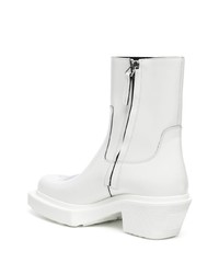 Мужские белые кожаные повседневные ботинки от VTMNTS