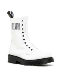 Мужские белые кожаные повседневные ботинки от VTMNTS