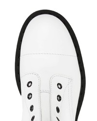 Мужские белые кожаные повседневные ботинки от VTMNTS