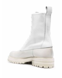 Мужские белые кожаные повседневные ботинки от Common Projects
