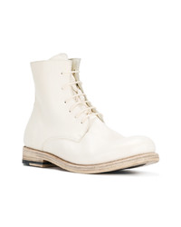 Мужские белые кожаные повседневные ботинки от The Last Conspiracy