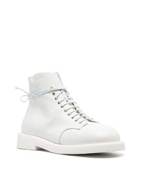 Мужские белые кожаные повседневные ботинки от Marsèll