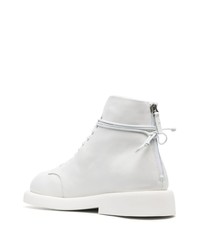 Мужские белые кожаные повседневные ботинки от Marsèll