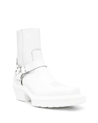 Мужские белые кожаные повседневные ботинки от VTMNTS