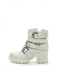 Белые кожаные полусапоги от Chic &amp; Swag