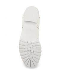 Белые кожаные полусапоги от Chic &amp; Swag