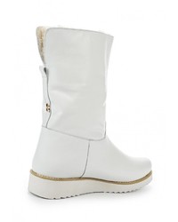 Белые кожаные полусапоги от HCS