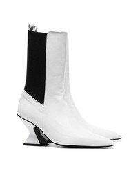 Белые кожаные полусапоги от MARQUES ALMEIDA