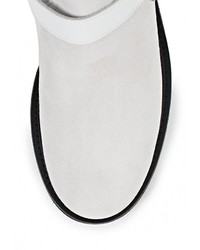 Белые кожаные полусапоги от Vicini Tapeet