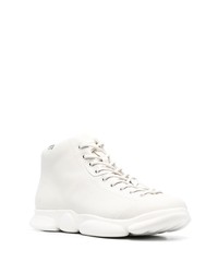 Мужские белые кожаные рабочие ботинки от Camper