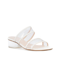 Белые кожаные сабо от Ritch Erani NYFC