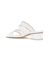 Белые кожаные сабо от Ritch Erani NYFC