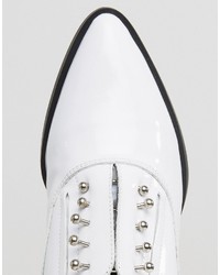 Белые кожаные сабо от Sol Sana