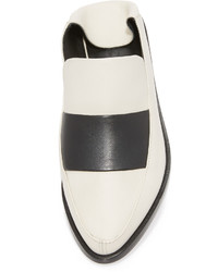 Белые кожаные сабо от Tibi