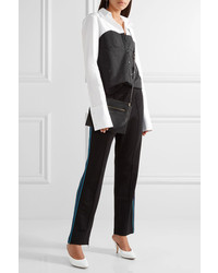 Белые кожаные сабо от Mansur Gavriel