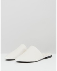 Белые кожаные сабо от Vagabond