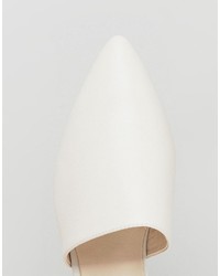 Белые кожаные сабо от Vagabond