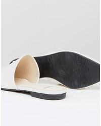 Белые кожаные сабо от Vagabond