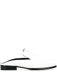 Белые кожаные сабо от Robert Clergerie