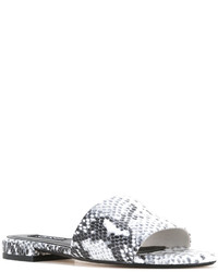 Белые кожаные сабо от Senso