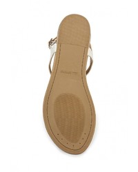 Белые кожаные сандалии на плоской подошве от Call it SPRING