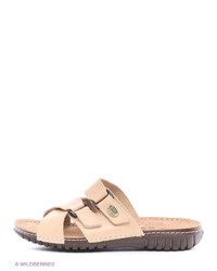 Мужские белые кожаные сандалии от Best Walk