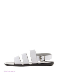 Мужские белые кожаные сандалии от MILANA