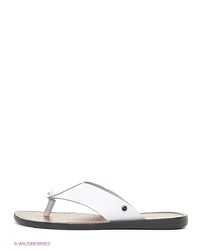 Мужские белые кожаные сандалии от Vitacci