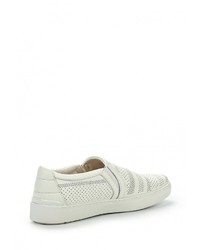 Женские белые кожаные слипоны от Aldo