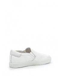 Женские белые кожаные слипоны от Ash