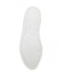 Женские белые кожаные слипоны от Catherine