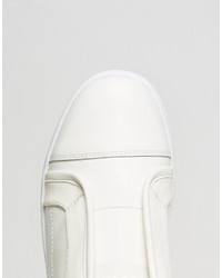 Женские белые кожаные слипоны от G Star