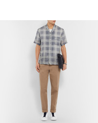 Мужские белые кожаные слипоны от Marc Jacobs