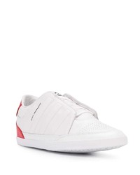 Мужские белые кожаные слипоны от Y-3