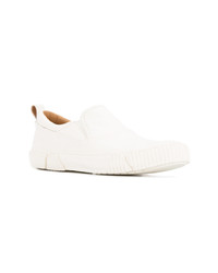Мужские белые кожаные слипоны от Both