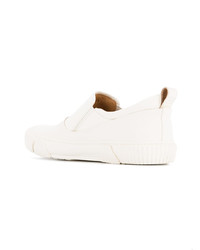 Мужские белые кожаные слипоны от Both