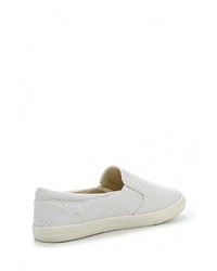 Женские белые кожаные слипоны от Springway