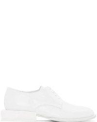 Женские белые кожаные туфли дерби от Jacquemus