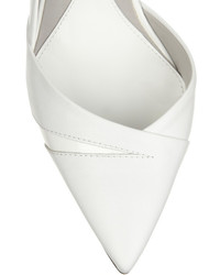 Белые кожаные туфли от MCQ