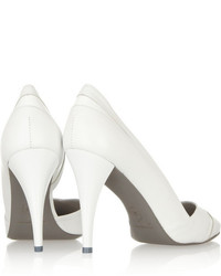 Белые кожаные туфли от MCQ