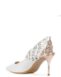 Белые кожаные туфли от Sophia Webster