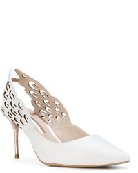 Белые кожаные туфли от Sophia Webster
