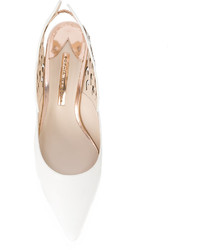 Белые кожаные туфли от Sophia Webster