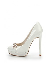 Белые кожаные туфли от Annalisa