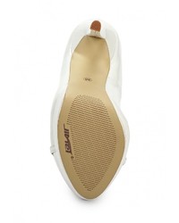 Белые кожаные туфли от Annalisa