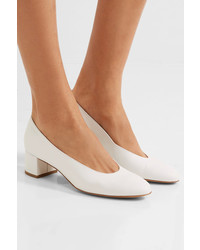 Белые кожаные туфли от Mansur Gavriel