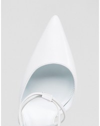 Белые кожаные туфли от Dune