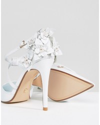 Белые кожаные туфли от Dune